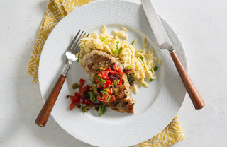 Tomato-Olive Grilled Chicken Recipe Pairing