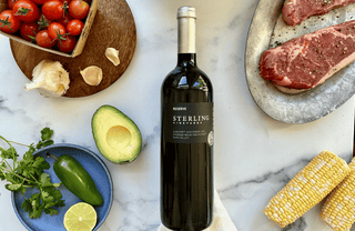 Grilled Ribeye Steaks with Corn & Cherry Tomatoes