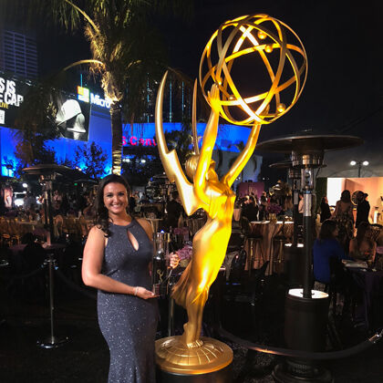 Sterling at Emmy Award Ceremony