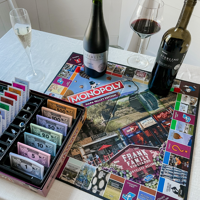 Napa Valley Monopoly Board