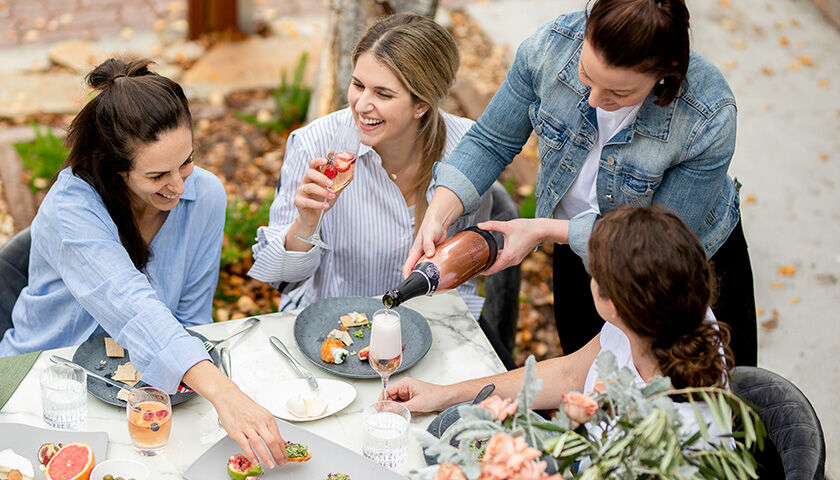 Sterling Sparkling Rosé Paired With Food