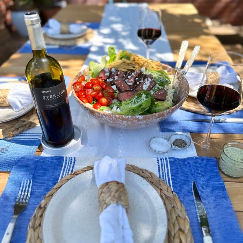 Steak Salad with Creamy Dressing
