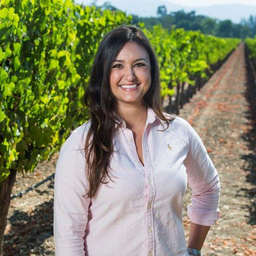 Winemaker Lauren Kopit in Vineyard