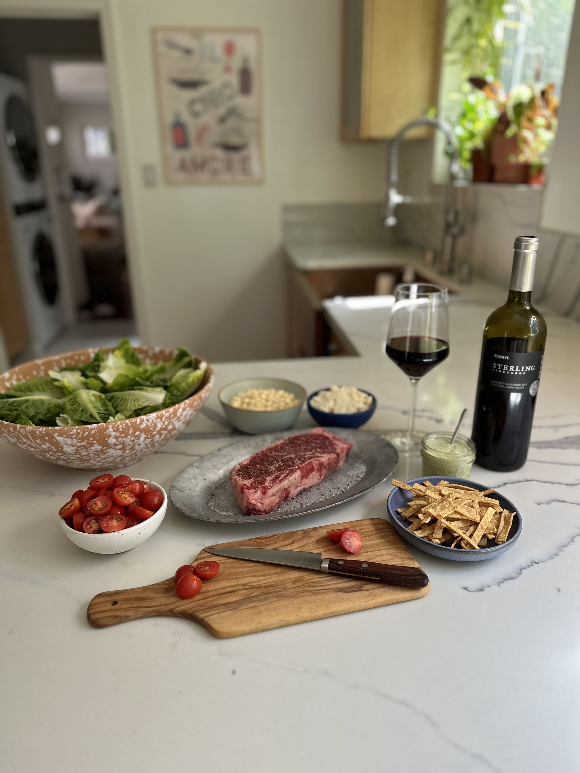 Steak Salad Ingredients
