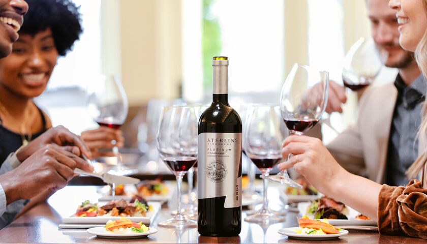 Polished Society Members Pairing Sterling Cabernet Sauvignon with Food