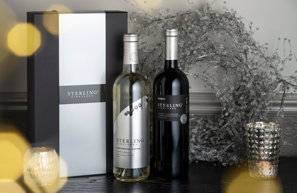 Sterling Corporate Gifting Wines -  Sauvignon Blanc and Diamond Mountain Cabernet