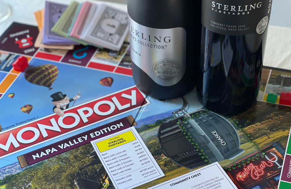 Napa Valley Monopoly Board