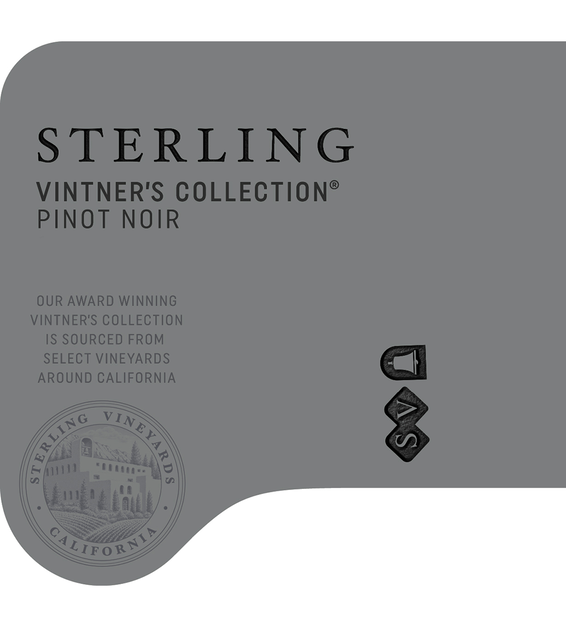 2018 Sterling Vintner's Collection California Pinot Noir Front Label