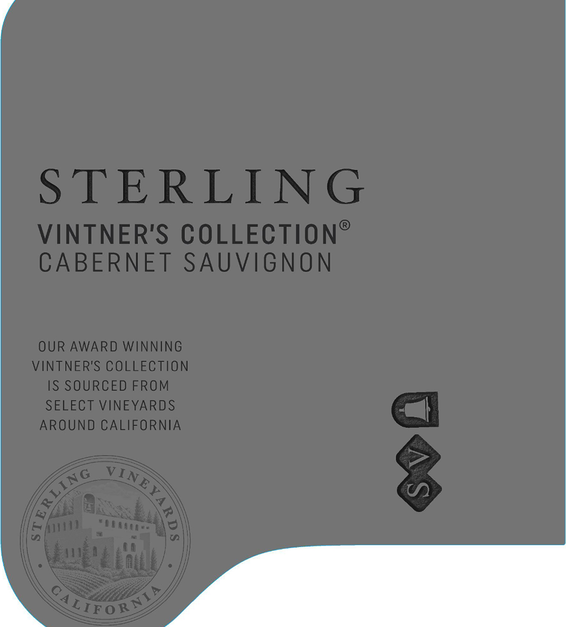 2017 Sterling Vineyards Vintner's Collection California Cabernet Sauvignon Front Label