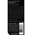2016 Sterling Vineyards Cellar Club Winemakers Select Napa Valley White Blend Back Label, image 3