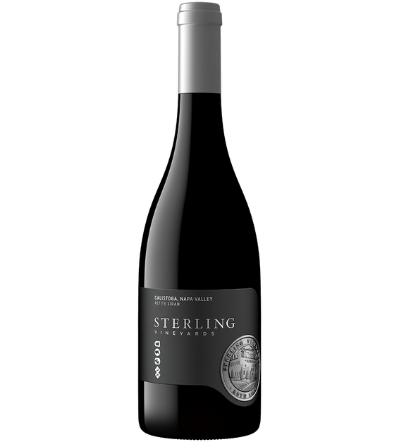 2018 Sterling Vineyards Calistoga Petite Sirah Bottle Shot