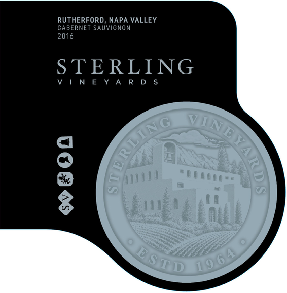 2016 Sterling Vineyards Rutherford Cabernet Sauvignon Front Label