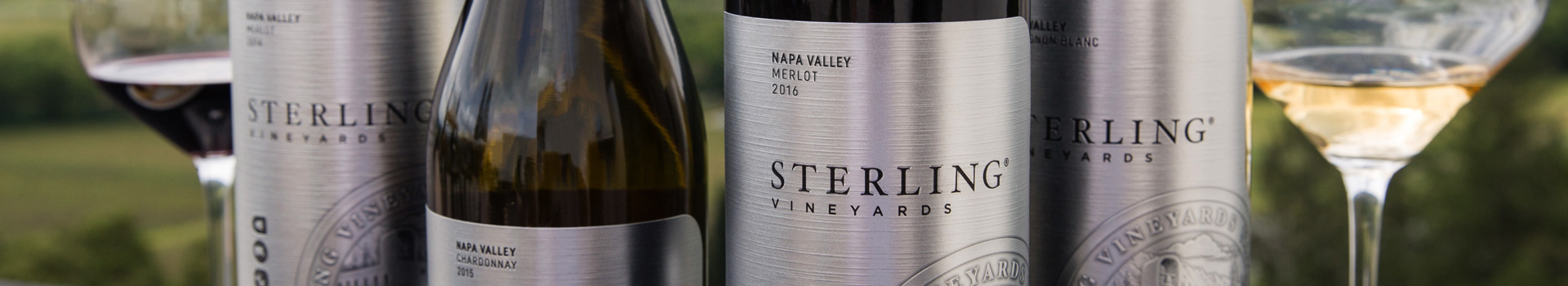 Sterling Napa Valley Wines - Merlot, Sauvignon Blanc, & Chardonnay